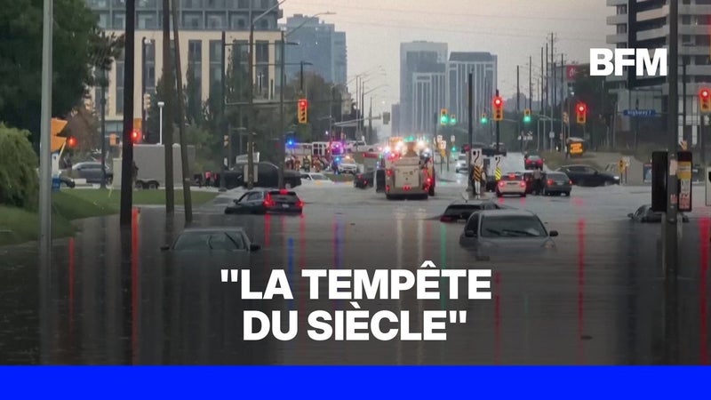 Canada: les images impressionnantes de la "tempête du siècle" qui a frappé Toronto