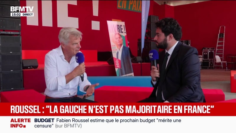 Présidentielle: "Jamais" il ne se désistera, affirme Fabien Roussel, candidat "Parti communiste français" à l'élection présidentielle