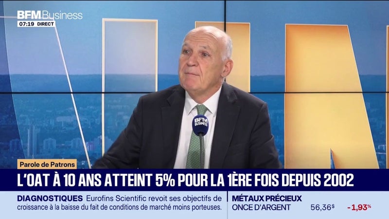 L'OAT à 10 ans atteint 5%, une mauvaise nouvelle pour l'économie