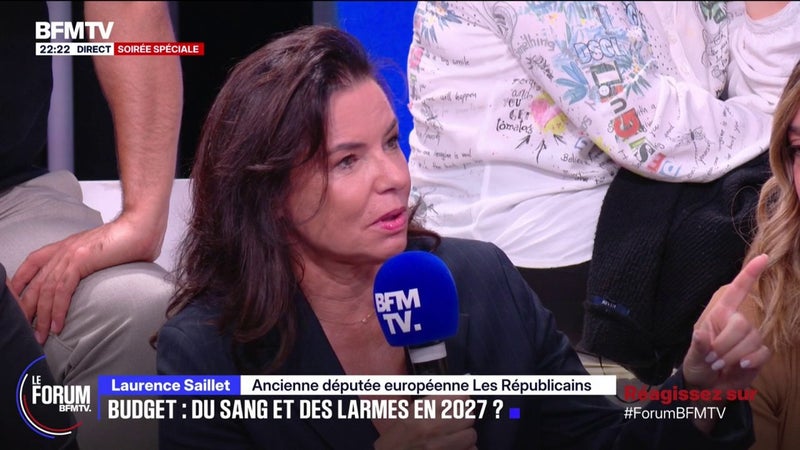 FORUM BFMTV - Budget de l'État: "C'est un budget de passage, c'est soft", estime Laurence Saillet, ancienne députée européenne Les Républicains