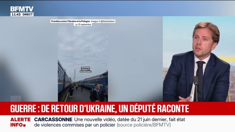 Frappe russe sur un train à la frontière polonaise: "Un moyen d'intimider les Européens et les Occidentaux", pour Pieyre-Alexandre Anglade (Ensemble)