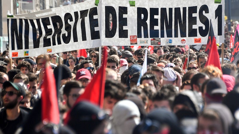 "Un vote des jeunes qui se dessine beaucoup pour LFI": le vote Mélenchon comme une évidence à Rennes 2