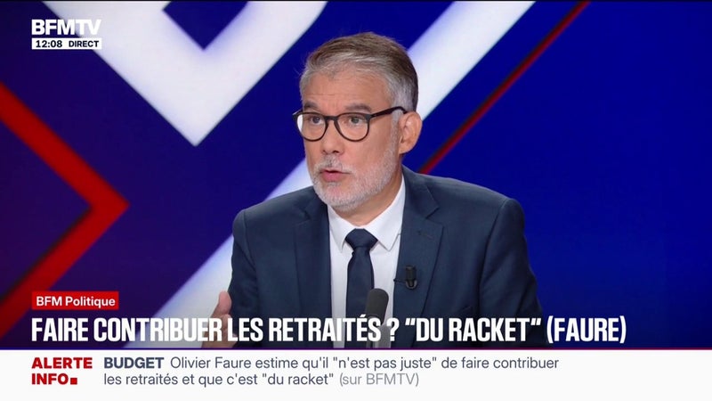 Budget 2027: "Face à la loi du plus fort, j'entends défendre la loi du plus juste", affirme Olivier Faure, premier secrétaire du Parti socialiste et candidat à la primaire Socialiste