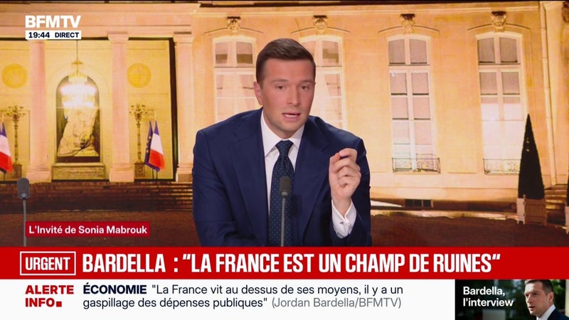 Pouvoir d'achat: Jordan Bardella "comprend la colère" des Français mais estime que son rôle "n'est pas de descendre dans la rue"