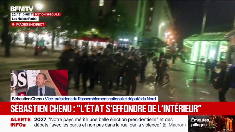 Prise de parole d'Emmanuel Macron: "Ce qu'il a fait ce soir est une désinvolture consternante", déclare Sébastien Chenu, vice-président du RN