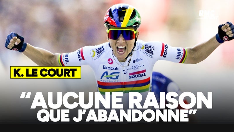 Tour de France F E6 Il n y avait aucune raison que j abandonne reagit Kim Le Court apres sa victoire d etape 2329653