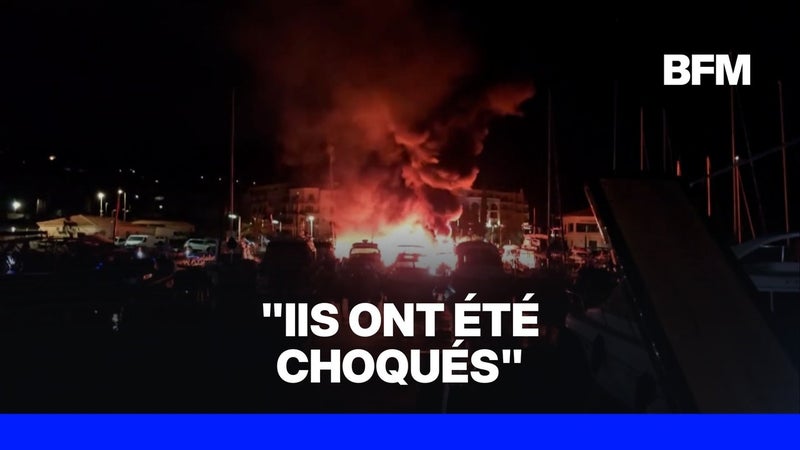 Corse-du-Sud: des bateaux détruits par un incendie dans le port de Solenzara