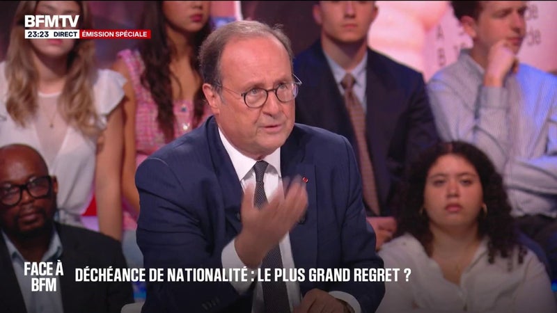 "Les Français qu'ils aient une double nationalité ou pas sont des Français", déclare François Hollande, ancien président de la République