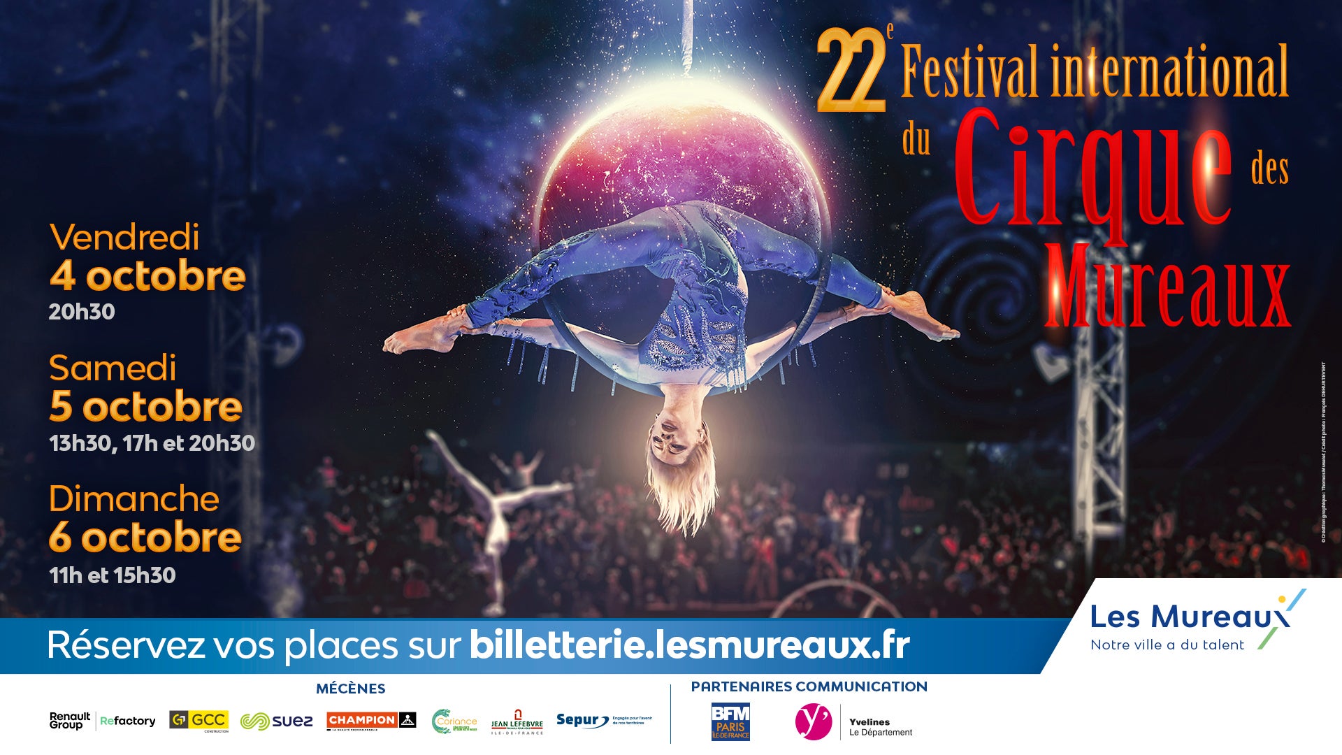 A gagner : vos places pour le Festival International de Cirque des Mureaux
