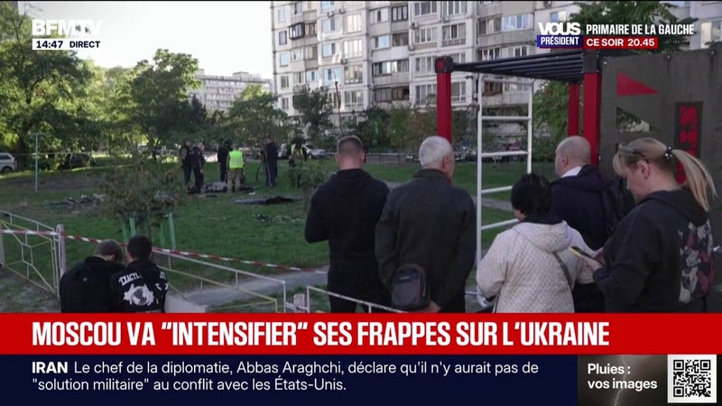 Ukraine : des habitants terrorisés fuient la capitale