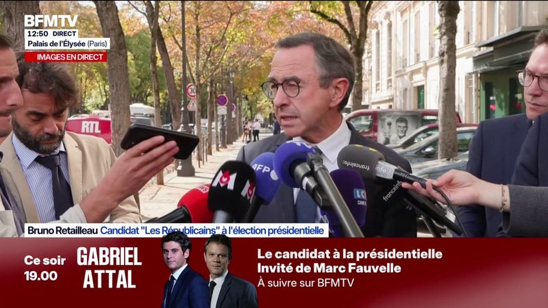 Réunion à l'Élysée: "On nous a prévenus que, notamment les conséquences énergétiques, seraient vraisemblablement durables", déclare Bruno Retailleau (LR)