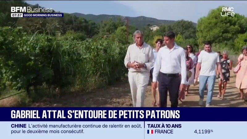 Gabriel Attal s'entoure des petits patrons