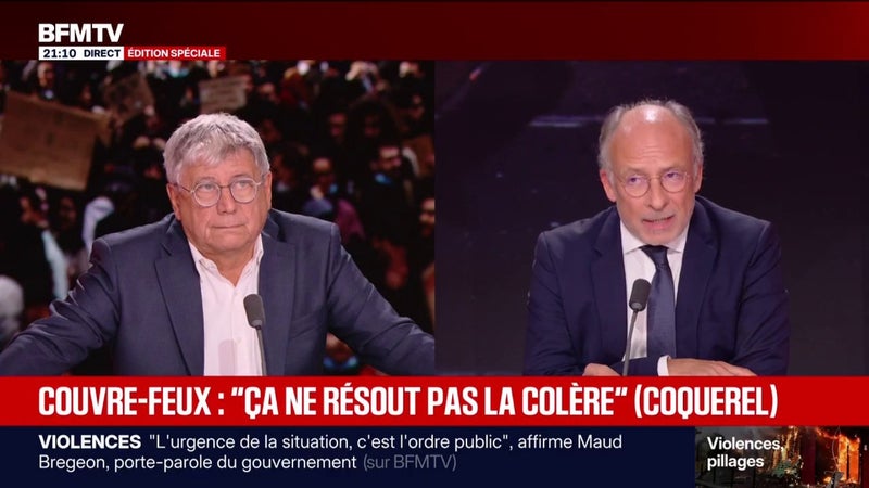Violences du 17 octobre: "La gestion du maintien de l'ordre (...) a failli", estime Éric Coquerel, député "La France insoumise"