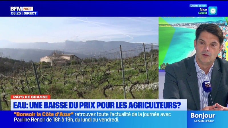 Pays de Grasse: une baisse du prix de l'eau pour les agriculteurs ? "On y travaille"