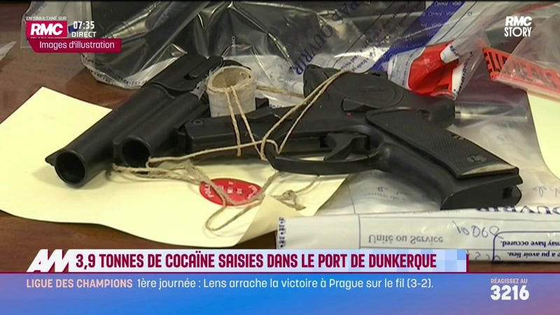3,9 tonnes de cocaïne saisies dans le port de Dunkerque