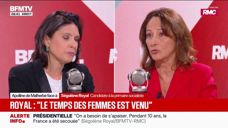 “Pourquoi pas”: Ségolène Royal, candidate à la primaire socialiste, réagit à la potentielle candidature de François Hollande