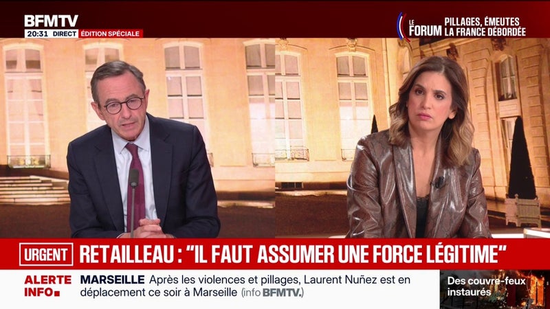 17 octobre: "Les propos du président de la République ont désarmé nos forces de l'ordre", estime Bruno Retailleau, candidat Les Républicains à la présidentielle