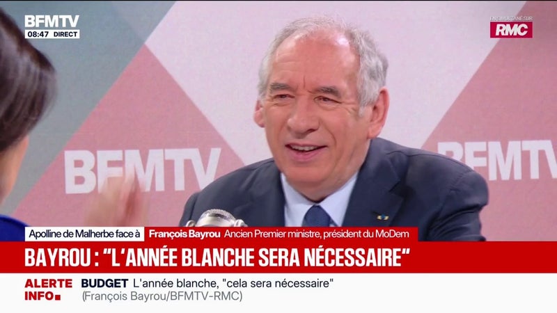 "Les politiques pensent à eux-mêmes", affirme François Bayrou, ancien Premier ministre et président du MoDem
