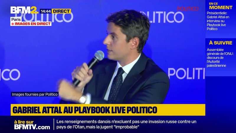 Gabriel Attal: "Soutenir l'Ukraine c'est un investissement"
