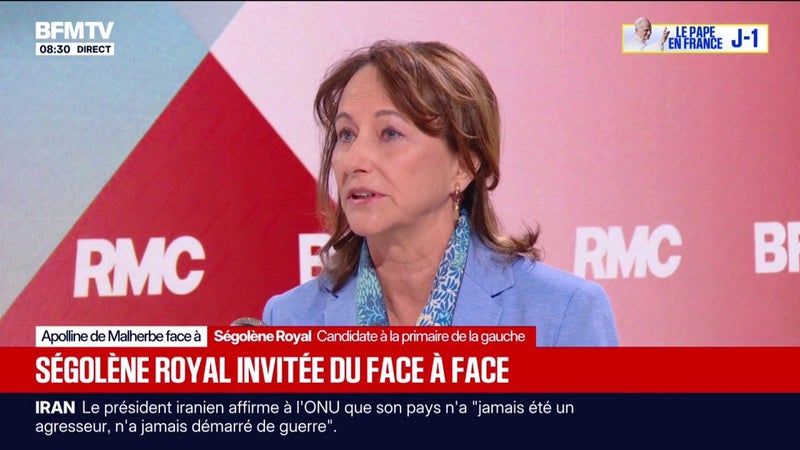 Ségolène Royal, candidate à la primaire socialiste: "Je ne comprends pas pourquoi Emmanuel Macron ne baisse pas les taxes sur l'essence"