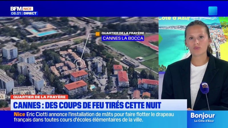 Dans le quartier de La Frayère à Cannes-La Bocca des coups de feu à nouveau tirés cette nuit