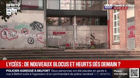 Blocages des lycées: une semaine sous haute tension, selon les syndicats de police