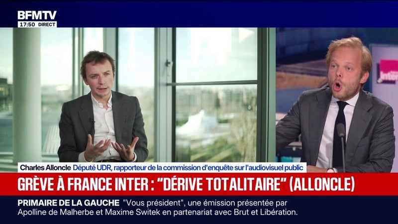 Charles Sapin à Radio France: "Ils doivent aller vers plus de pluralisme", affirme Charles Alloncle, rapporteur de la commission d'enquête sur l'audiovisuel public