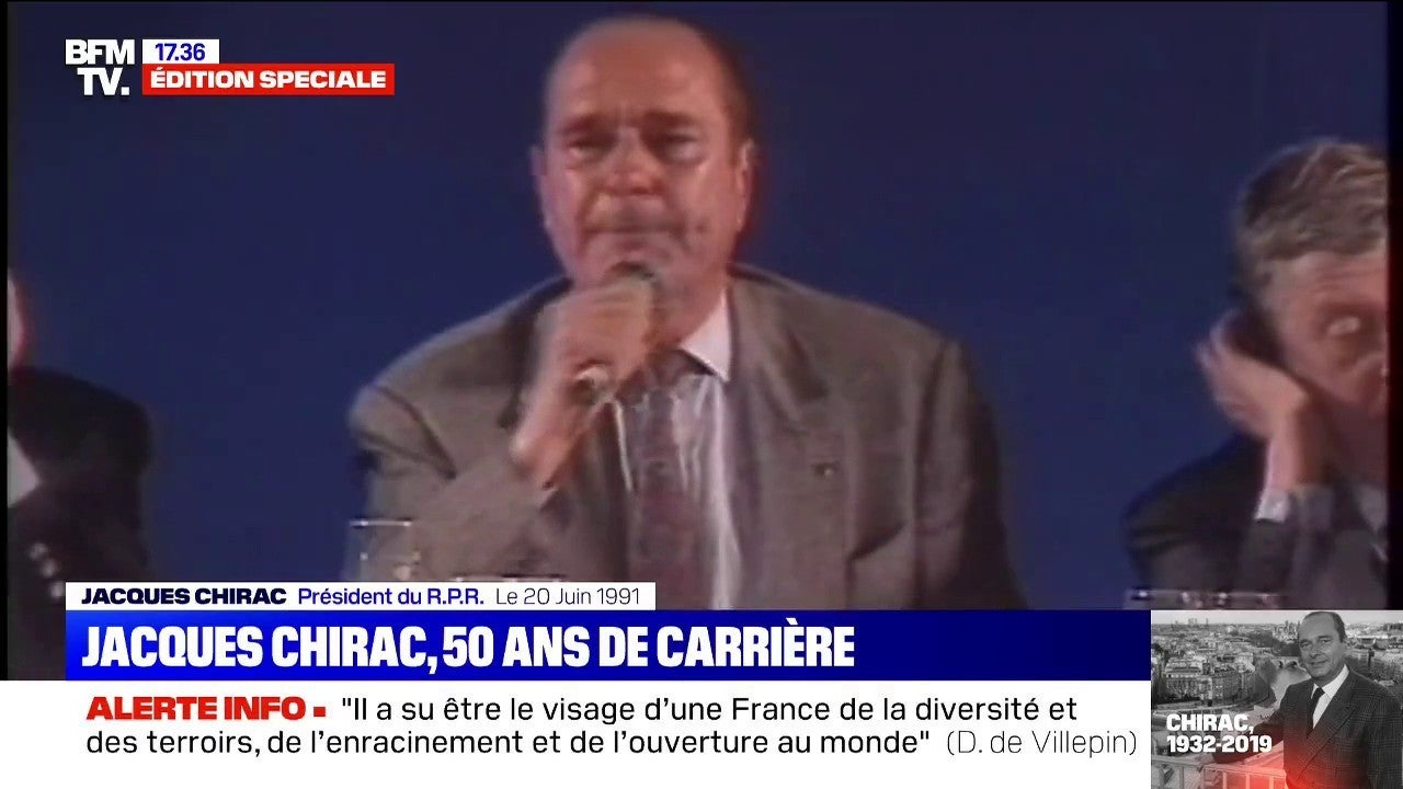"Le bruit et l'odeur": le d&eacute;rapage de Jacques Chirac en 1991