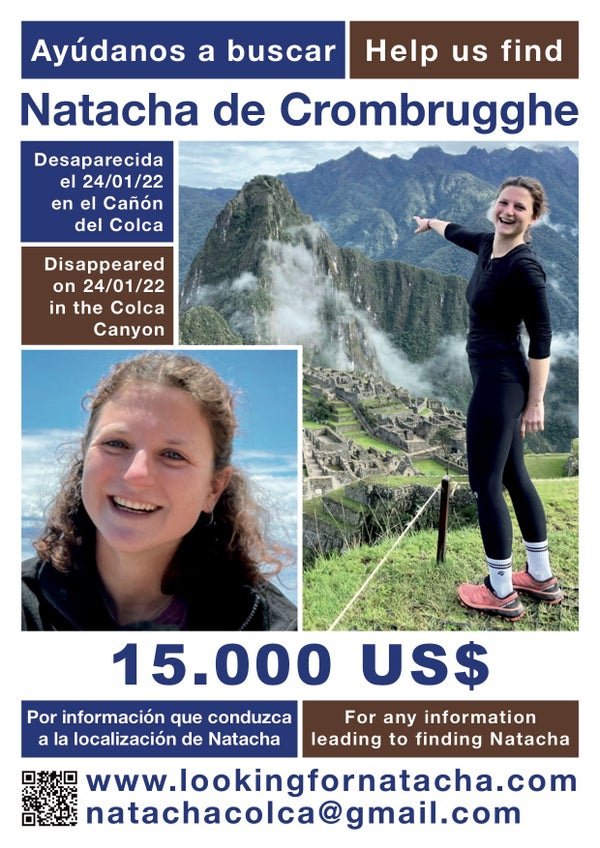 Avis de recherches pour retrouver Natacha 