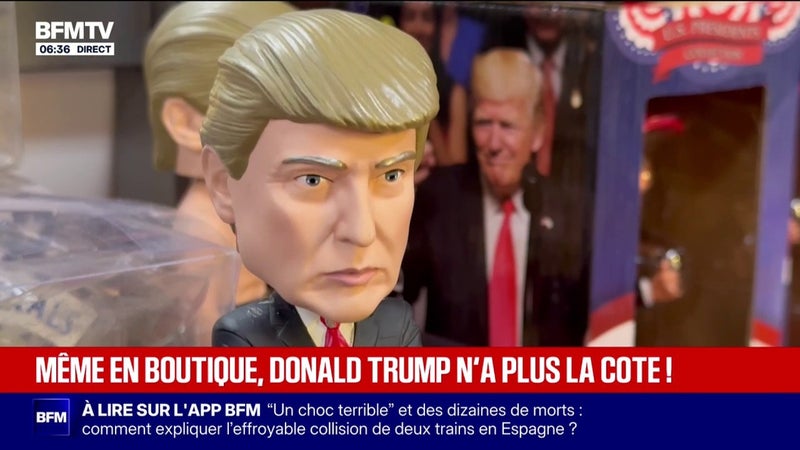 Aux États-Unis, les ventes de produits dérivés dédiés à Donald Trump sont en berne