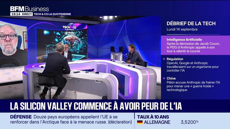 La Silicon Valley commence à avoir peur de l'IA - 14/09
