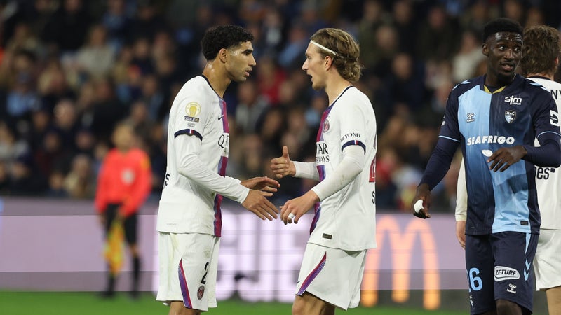 VIDEO: le triplé de Hakimi, la mine de Clauss... en vidéo, la pluie de buts lors des matchs Le Havre-PSG et Nice-Rennes