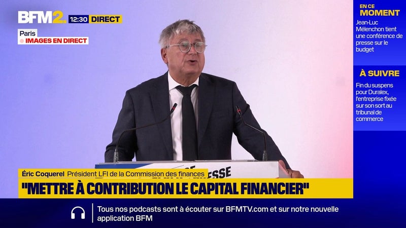 Épargne: le député LFI Éric Coquerel propose la création d'un "livret B"