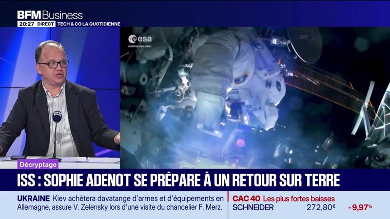 ISS : Sophie Adenot se prépare à un retour sur Terre - 05/10
