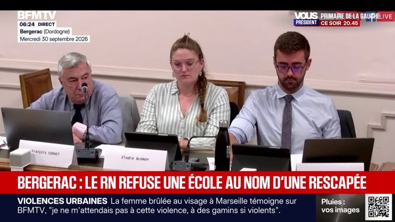 Bergerac: des élus RN refusent de nommer une école du nom d'une rescapée de la Shoah