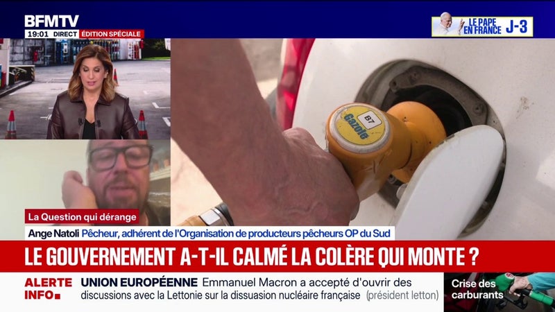 Aides annoncées par le gouvernement: "Cela reste un plâtre sur une jambe de bois", juge Ange Natoli, pêcheur et adhérent de l'Organisation de producteurs pêcheurs OP du Sud