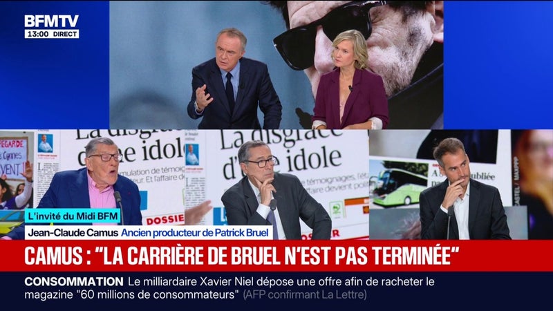 Patrick Bruel est "combatif", assure le producteur de spectacles Jean-Claude Camus