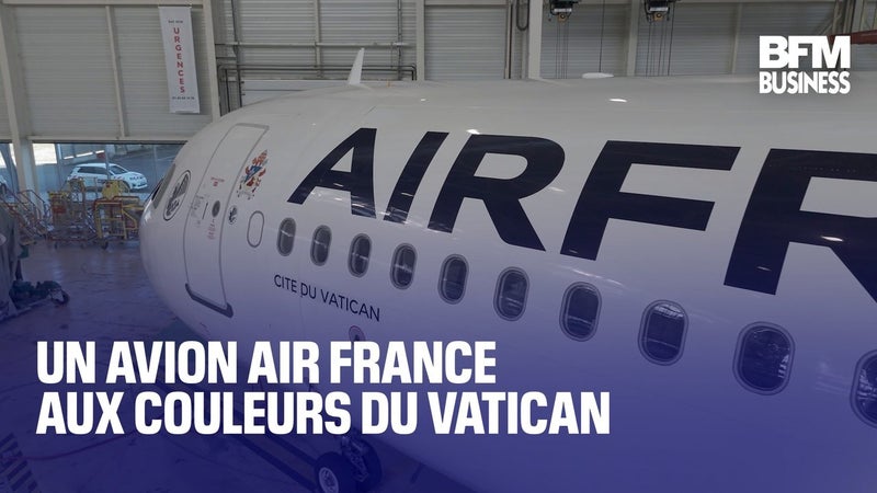 Un avion spécial d'Air France pour le pape