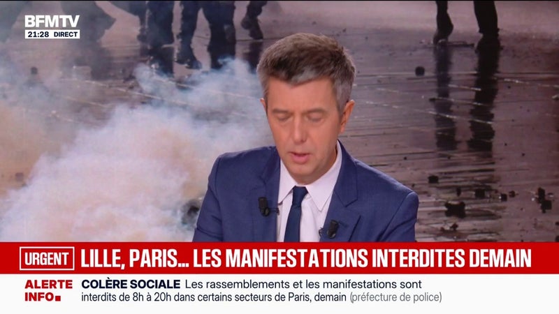 Violences du 17 octobre: les rassemblements et manifestations interdits jeudi de 8h à 20h dans certains secteurs de Paris