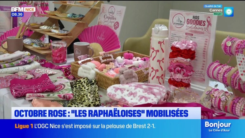Octobre Rose : Les Raphaëloises mobilisées pour soutenir les femmes atteintes d’un cancer du sein