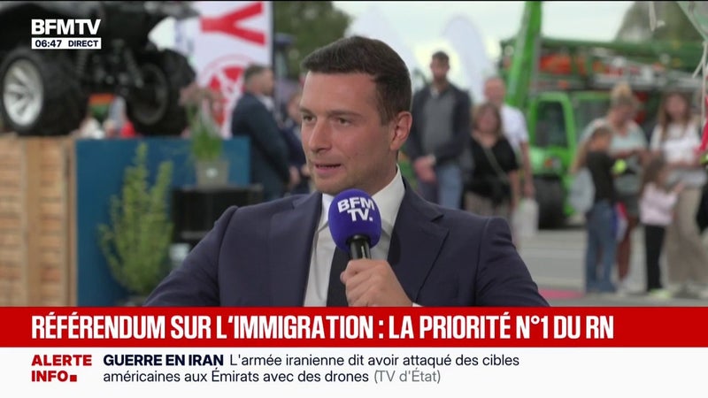 Le RN souhaite un référendum sur l’immigration en cas de victoire à la présidentielle