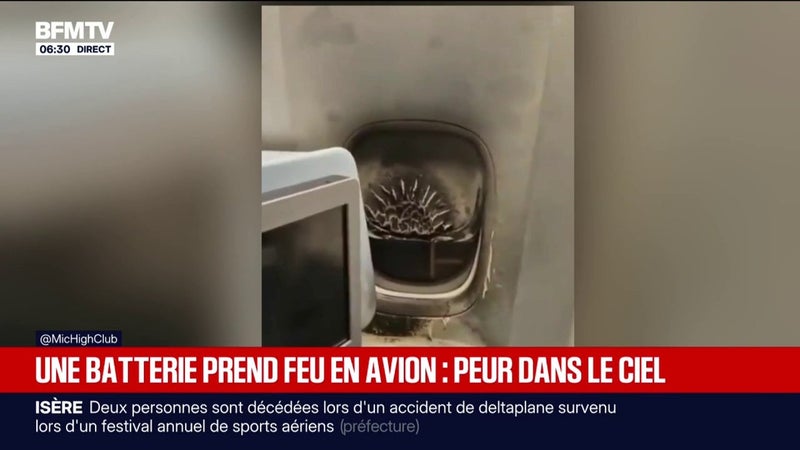 Risque d'incendie: pourquoi les batteries externes sont-elles si dangereuses à bord des avions?