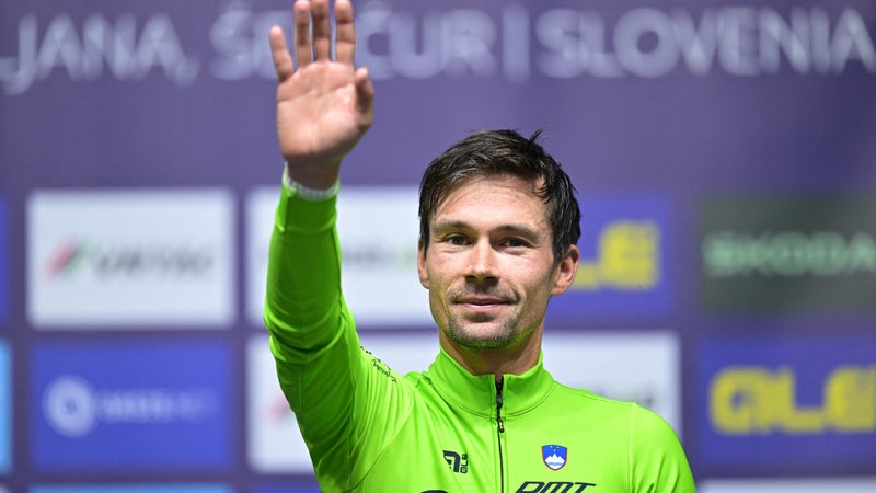 Primoz Roglic avant les Championnats d Europe de cyclisme le 7 octobre 2026 2361084