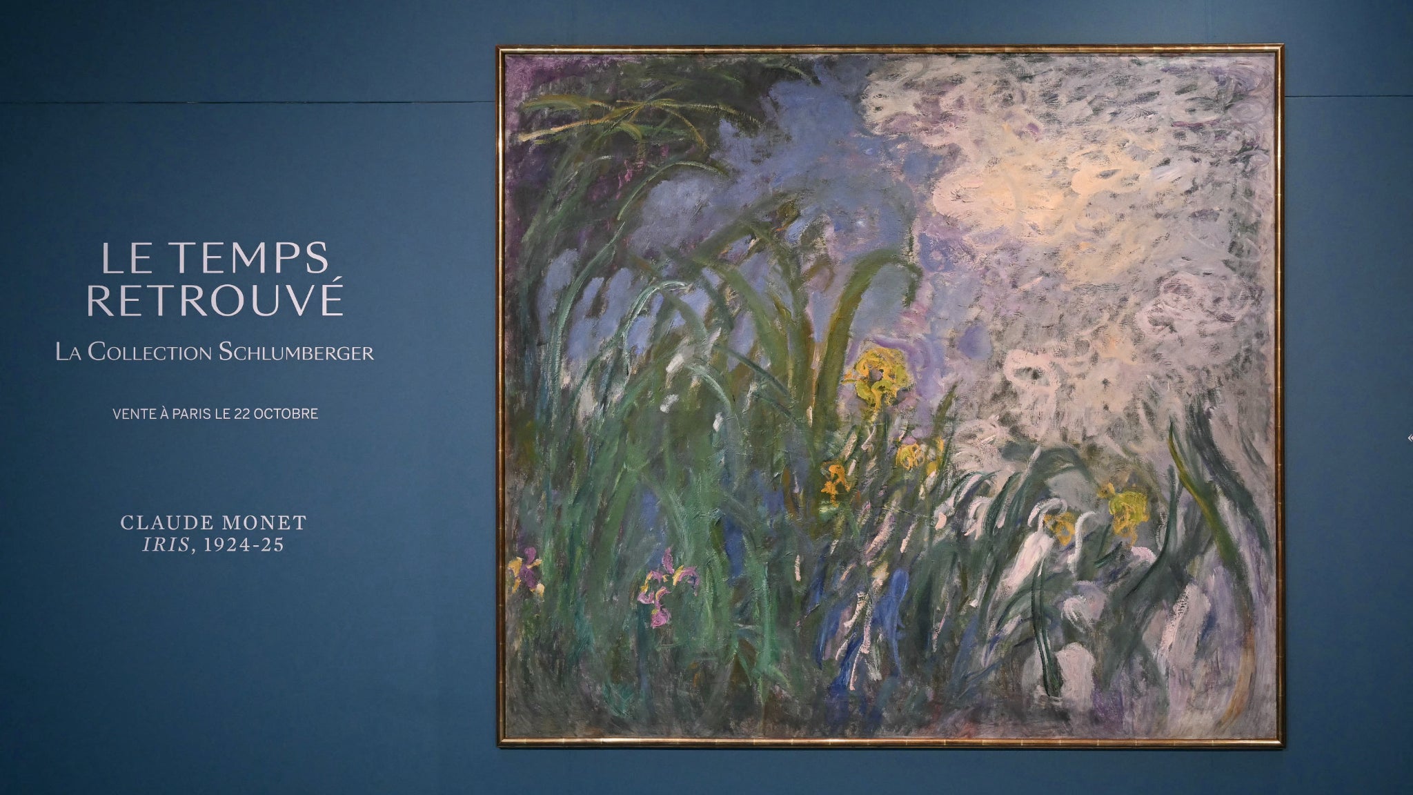"Très peu vu, jamais touché": "Iris", le tableau inédit de Monet qui devrait faire s'envoler les enchères à...