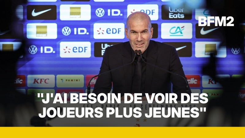 Équipe de France: Zinédine Zidane dévoile sa première liste des Bleus, avec cinq nouveaux joueurs