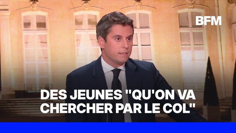 Pillages: "Il faut des images de jeunes qu'on traque, qu'on va chercher par le col", déclare Gabriel Attal, candidat Renaissance à la présidentielle