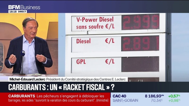 Crise des carburants : "la situation nous échappe complètement", selon Michel-Édouard Leclerc