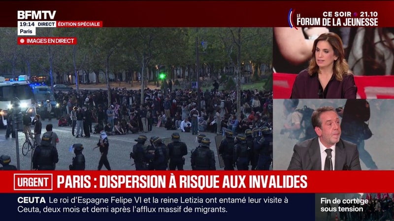 Mobilisation lycéenne et étudiante: "Il faut surtout discuter des heures de ce qu'est un monde qui change", estime Guillaume Lacroix, président du Parti radical de gauche