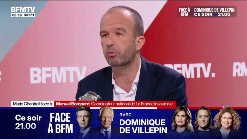 Manuel Bompard, coordinateur national de La France Insoumise: “Il appartient aux autorités de garantir la sécurité de tout le monde, tout en garantissant la liberté de manifestation”