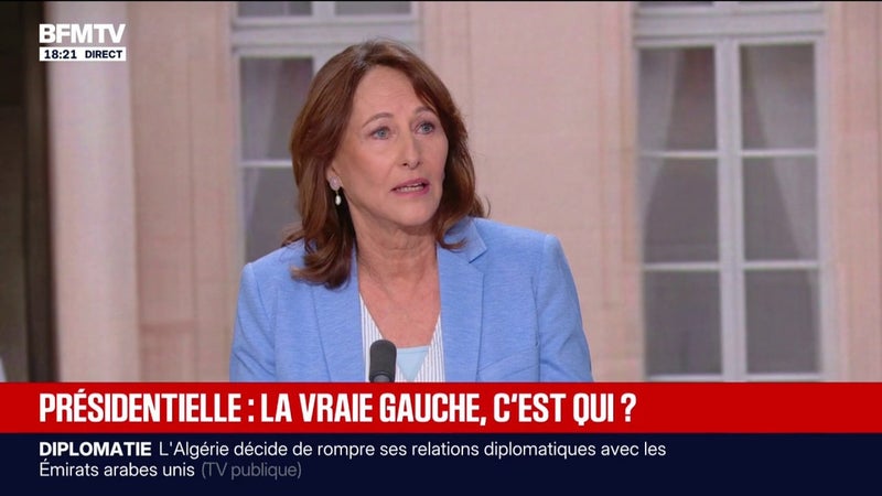 Présidentielle: "Si je suis désignée, je serais le vote d'union de la gauche, mais pas d'union avec les macronistes", indique Ségolène Royal, candidate à la primaire socialiste
